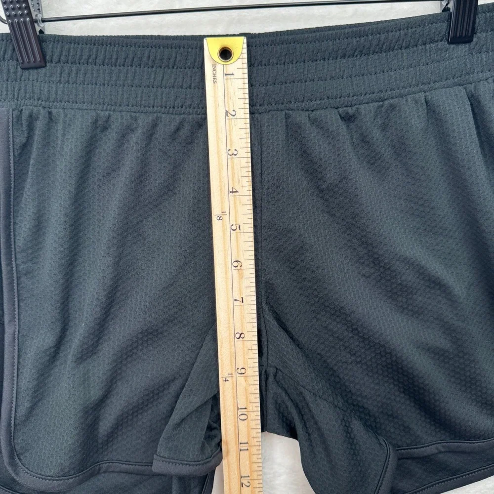 Champion Athletic Shorts Womens Small Black Mesh Dolphin Hem Running Sporty - Picture 4 of 10